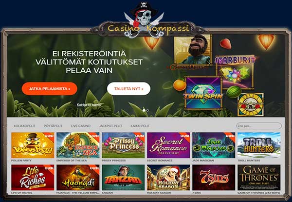 Ninja Casino kolikkopelit