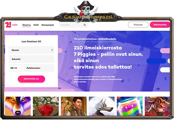 21.com Casino