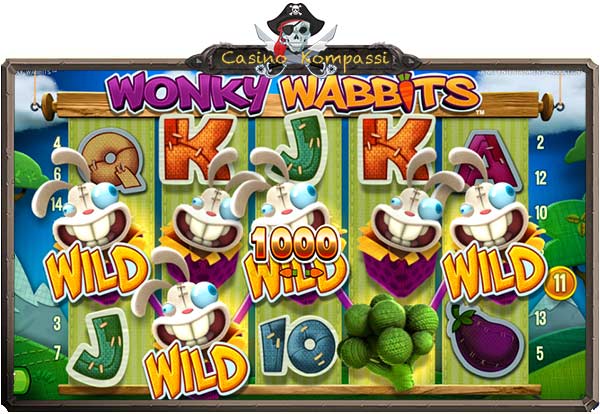 Wonky Wabbits hedelmäpeli